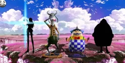 Revolutionary Army Series 001 Ushiano & Gambo - ONE PIECE Resin Statue - Clone Studios