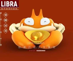 Rich in The World Krabby & Money in the Hand Krabby – Pokemon Resin Statue – LIBRA Studios