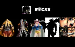 Rocks Pirates Series 002 Shiki the Golden Lion & Captain John - ONE PIECE Resin Statue - Black Studios
