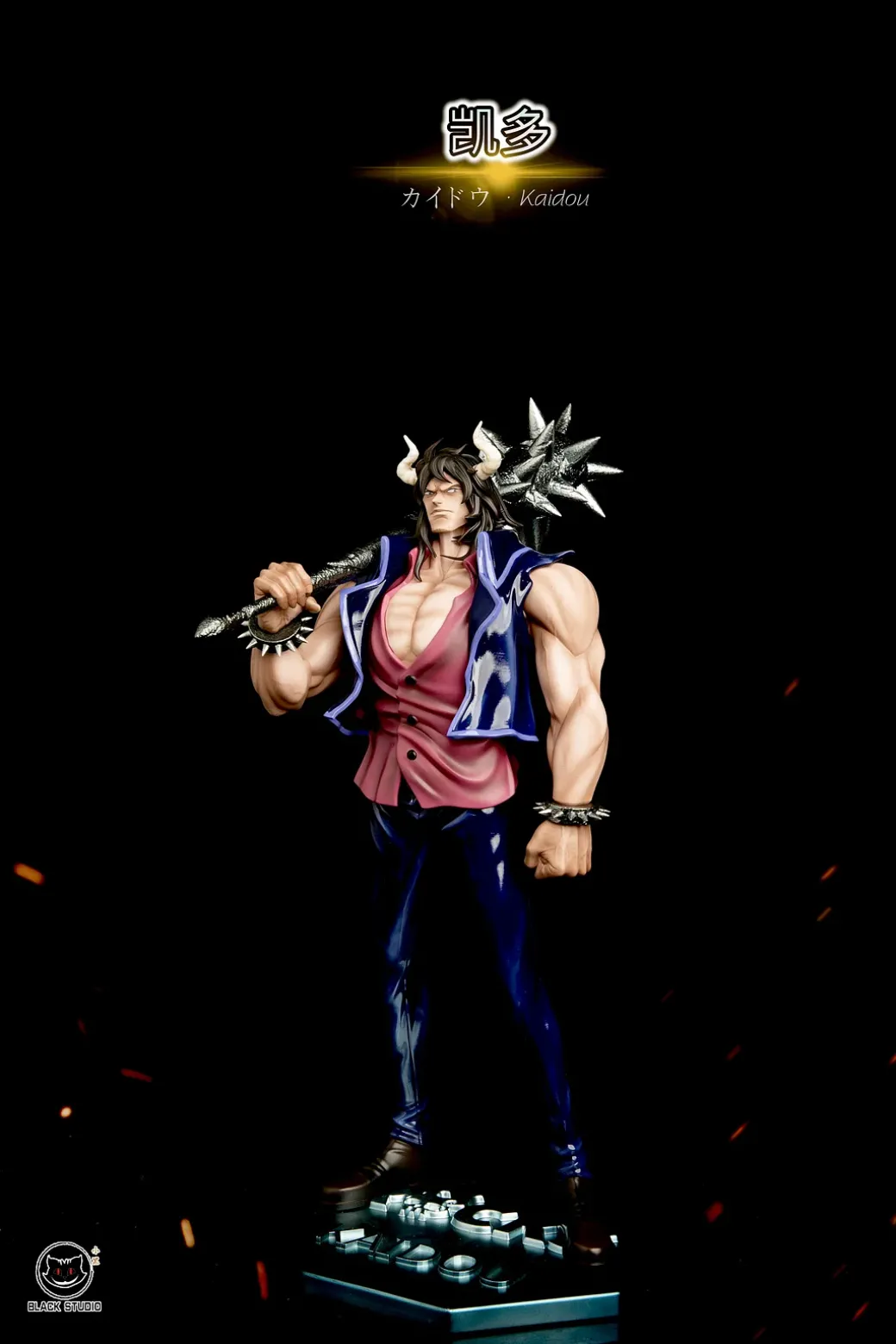 Rocks Pirates Series 003 Young Ver. Kaido - ONE PIECE Resin Statue - Black Studios