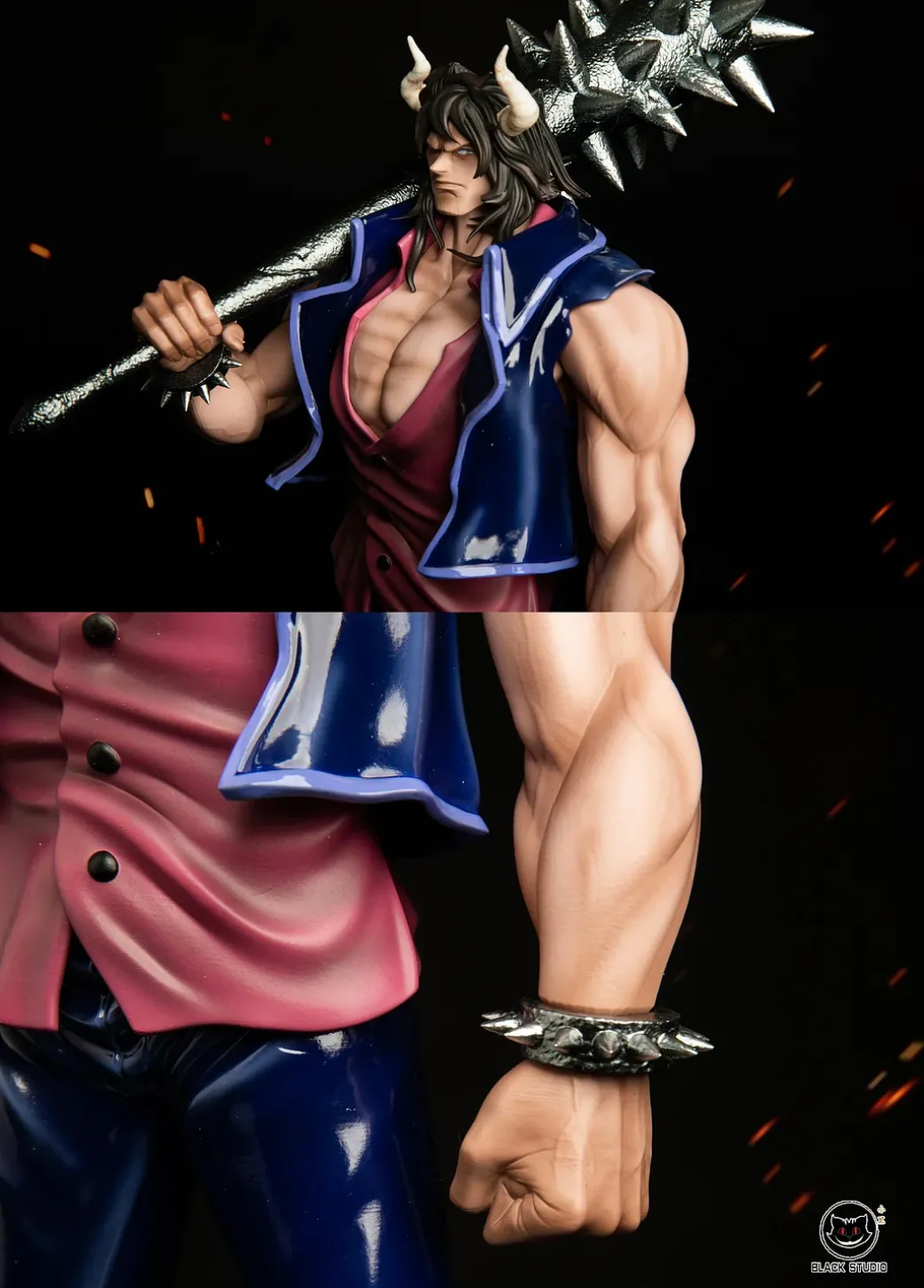 Rocks Pirates Series 003 Young Ver. Kaido - ONE PIECE Resin Statue - Black Studios