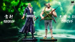 Roger Pirates Resonance Series 002 Silvers Rayleigh & Crocus - ONE PIECE Resin Statue - Black Studios