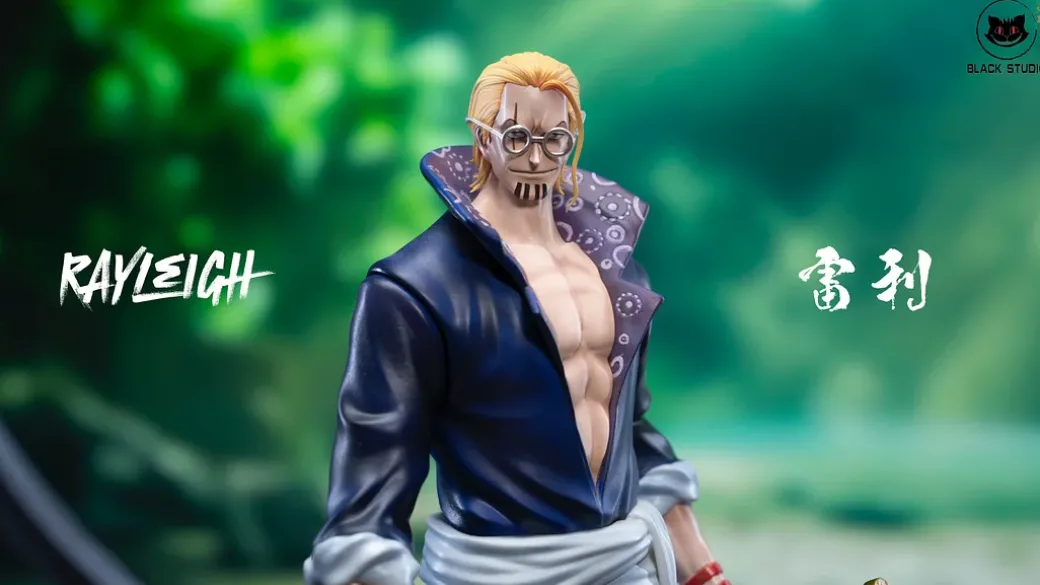 Roger Pirates Resonance Series 002 Silvers Rayleigh & Crocus - ONE PIECE Resin Statue - Black Studios