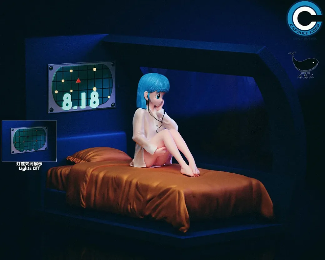 Romantic For You Bulma with LED - Dragon Ball Resin Statue - Shima Aji Studio