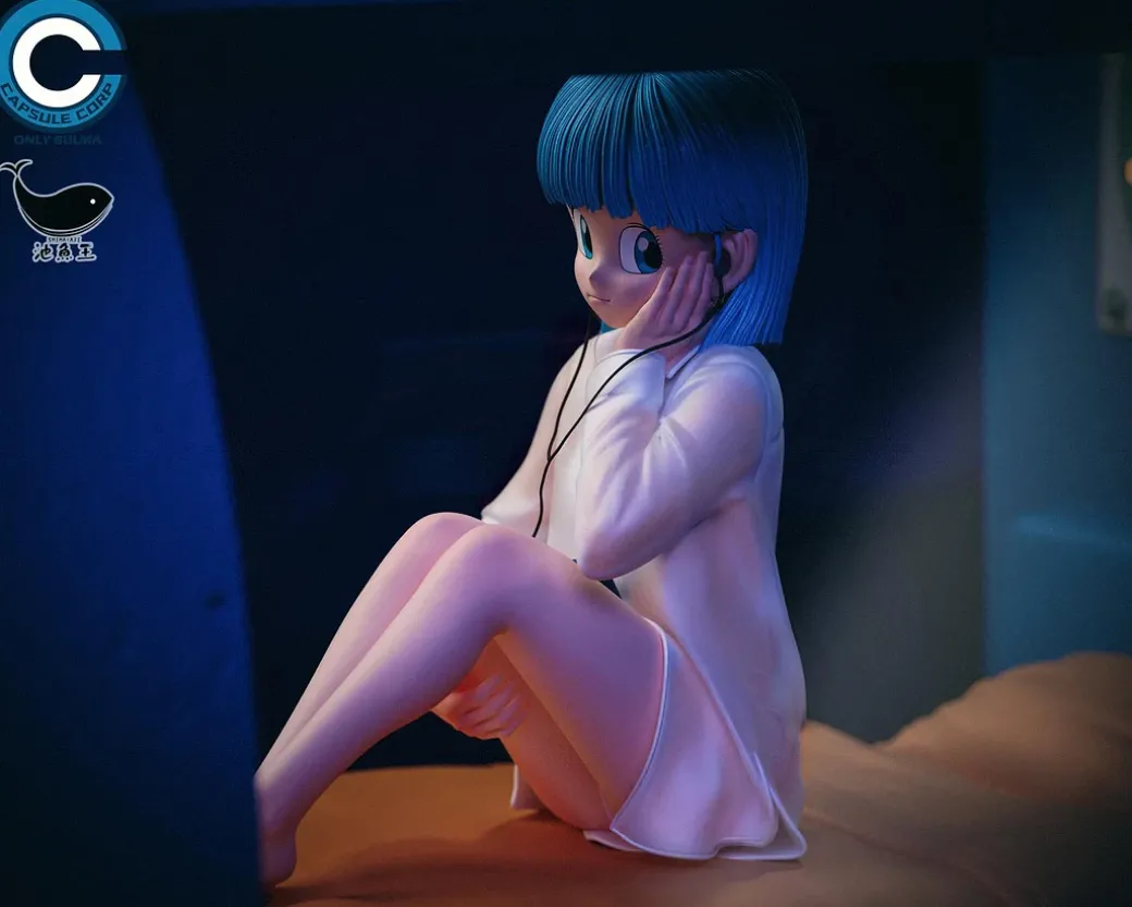 Romantic For You Bulma with LED - Dragon Ball Resin Statue - Shima Aji Studio