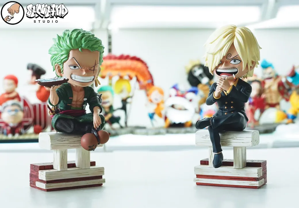 Roronoa Zoro & Sanji - ONE PIECE Resin Statue - ShowHand Studios