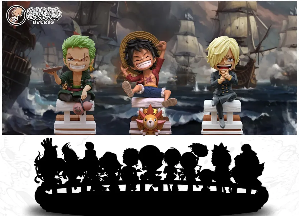 Roronoa Zoro & Sanji - ONE PIECE Resin Statue - ShowHand Studios