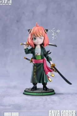 Roronoa Zoro Cosplay Anya Forger - ONE PIECE SPY X FAMILY Resin Statue - HuanZhuangShe Studio