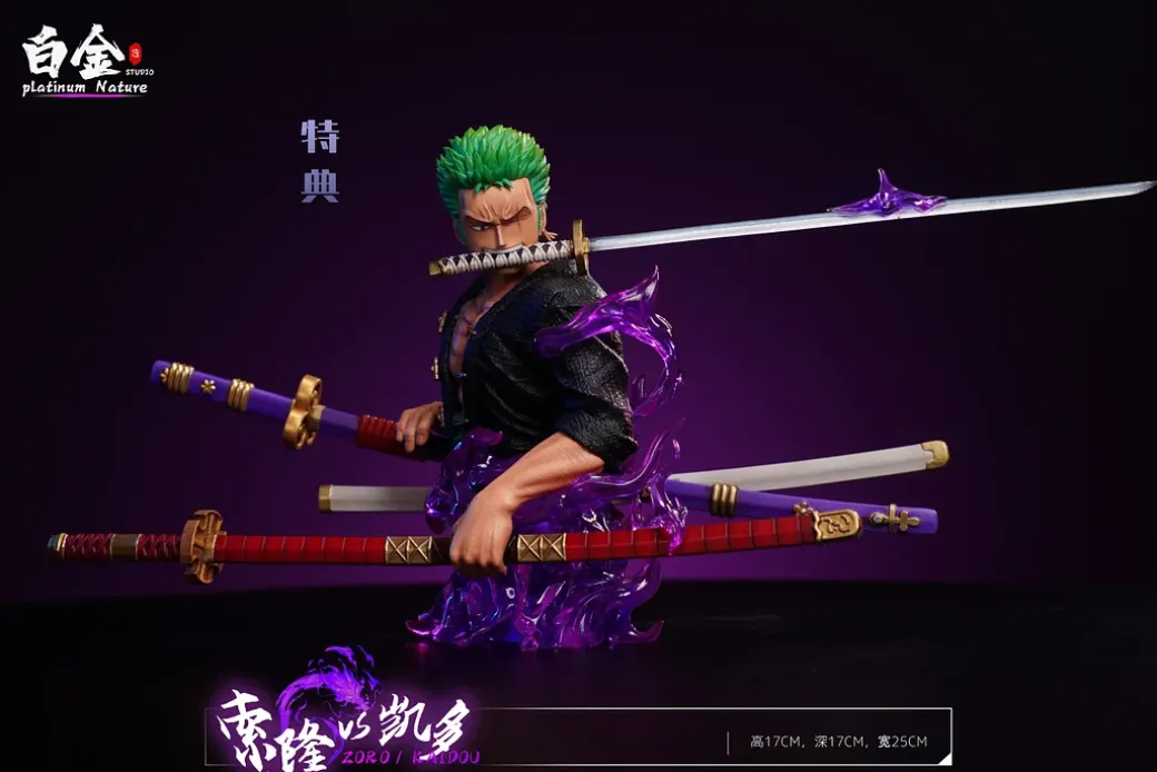 Roronoa Zoro VS Kaido with LED - ONE PIECE Resin Statue - Platinum Nature Studio