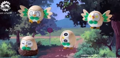 Rowlet Set - Pokemon Statue - Dragon Fire Studio