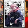 Ryomen Sukuna Decorative Painting & Fridge Magnet - Jujutsu Kaisen - BLK Studio