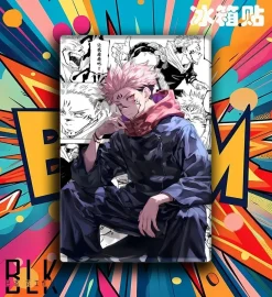 Ryomen Sukuna Decorative Painting & Fridge Magnet - Jujutsu Kaisen - BLK Studio