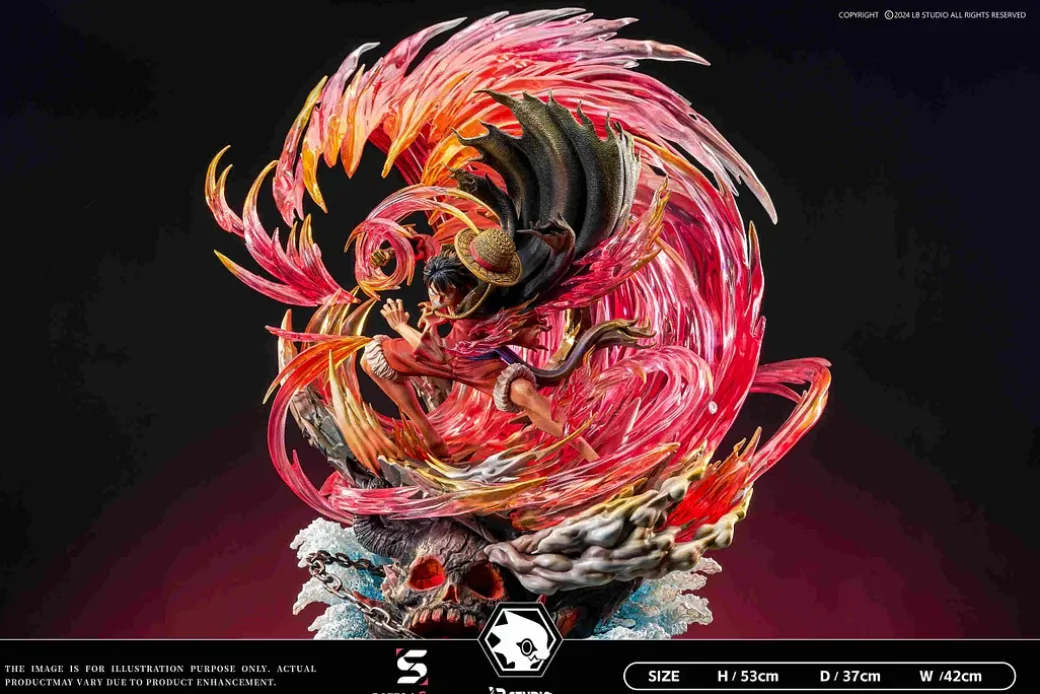 Ryuo Monkey D. Luffy with LED - ONE PIECE Resin Statue - LB-Studio