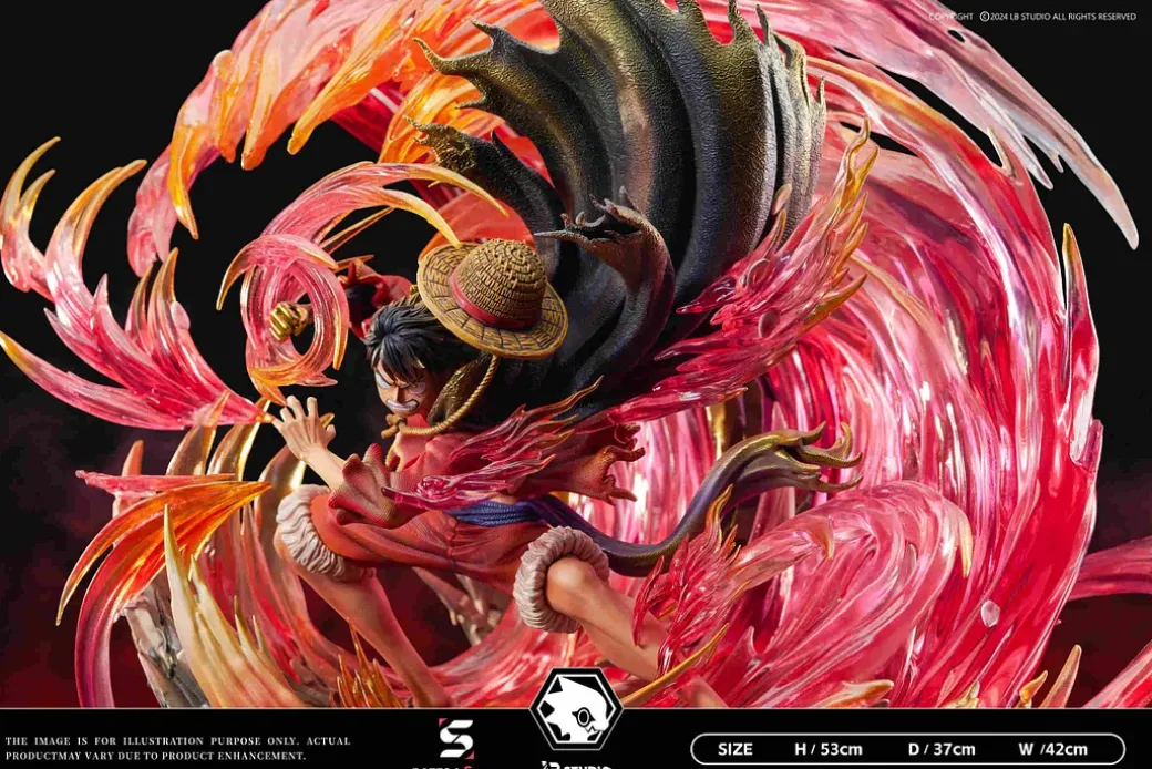 Ryuo Monkey D. Luffy with LED - ONE PIECE Resin Statue - LB-Studio