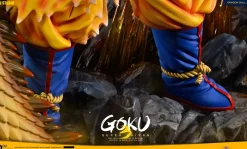 S+ & S- Scale Dragon Fist Super Saiyan 3 Son Goku with LED - Dragon Ball Resin Statue - Du-Studio