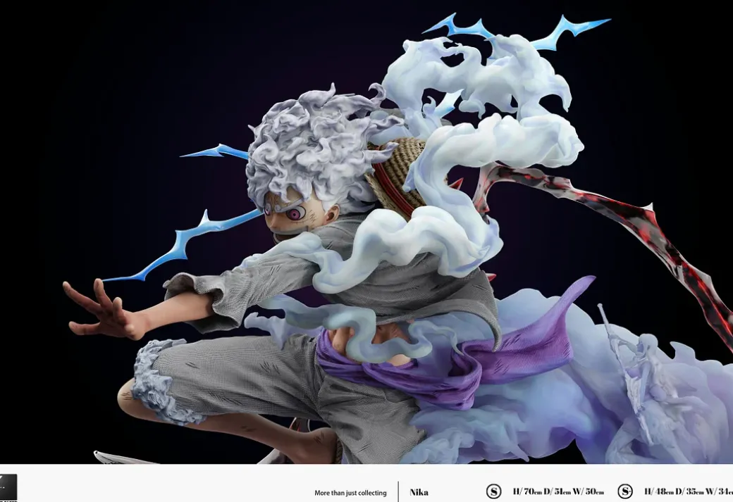 S- & S Scale Nika Monkey D. Luffy with LED - ONE PIECE Resin Statue - LAST SLEEP Studios
