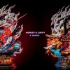 S- & S+ Scale Nika Monkey D. Luffy VS Beast Form Kaido with LED - ONE PIECE Resin Statue - DAYU Studios