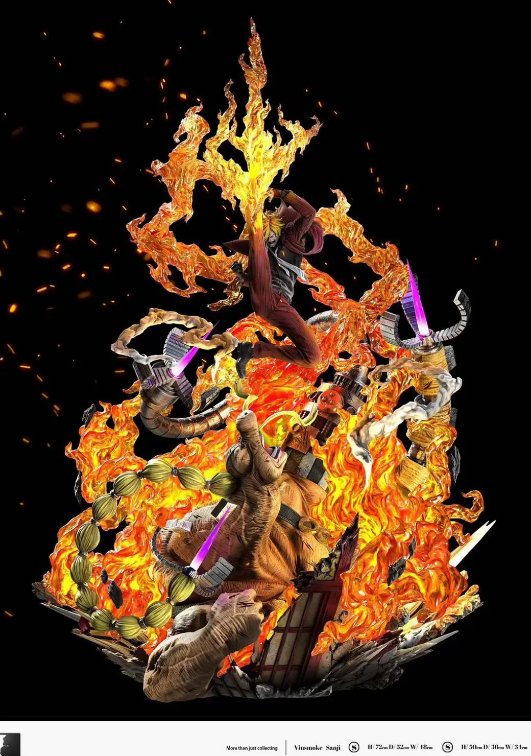 S- & S Scale Sanji with LED - ONE PIECE Resin Statue - LAST SLEEP Studios