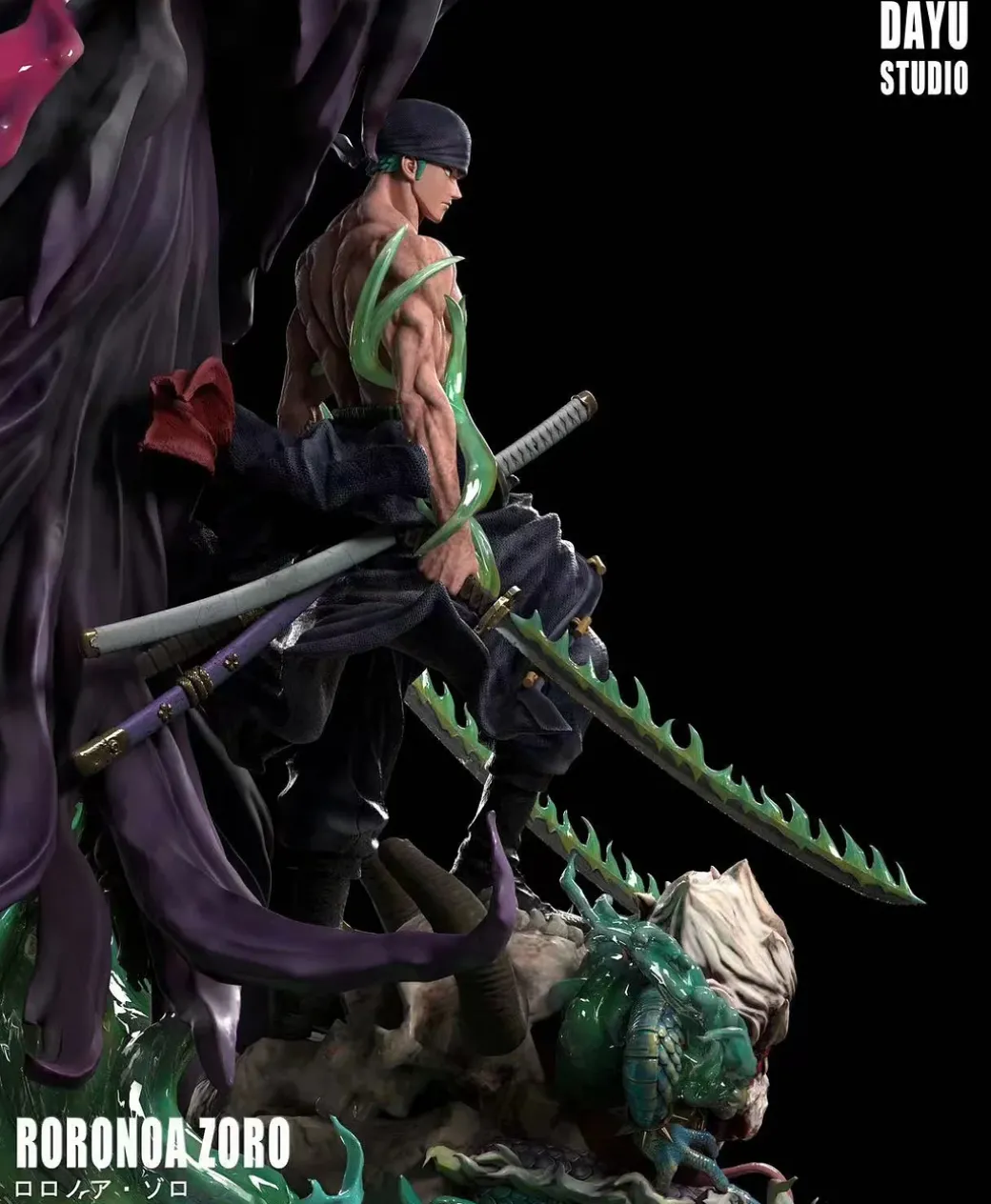 S- & S+ Size Death & Roronoa Zoro - ONE PIECE Resin Statue - DAYU Studios