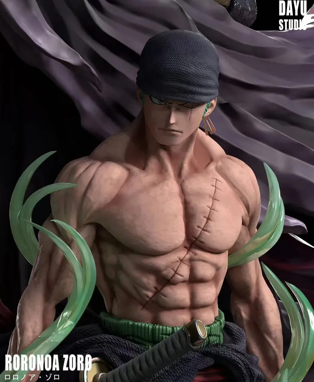S- & S+ Size Death & Roronoa Zoro - ONE PIECE Resin Statue - DAYU Studios