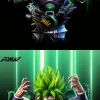 S- Scale Legendary Super Saiyan Broly Bust Statue with LED - Dragon Ball Resin Statue - FXW Studio