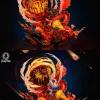 S Scale Monkey D. Luffy VS Kaen Daiko with LED - ONE PIECE Resin Statue - Burning Point Studio