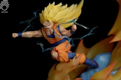 Saitama vs Son Goku - One Punch-Man Dragon Ball Resin Statue - YinJi Studio