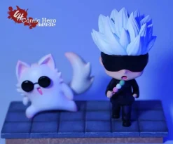 Satoru Gojo & Cat Ver. Satoru Gojo - Jujutsu Kaisen Resin Statue - Comic Hero Studio