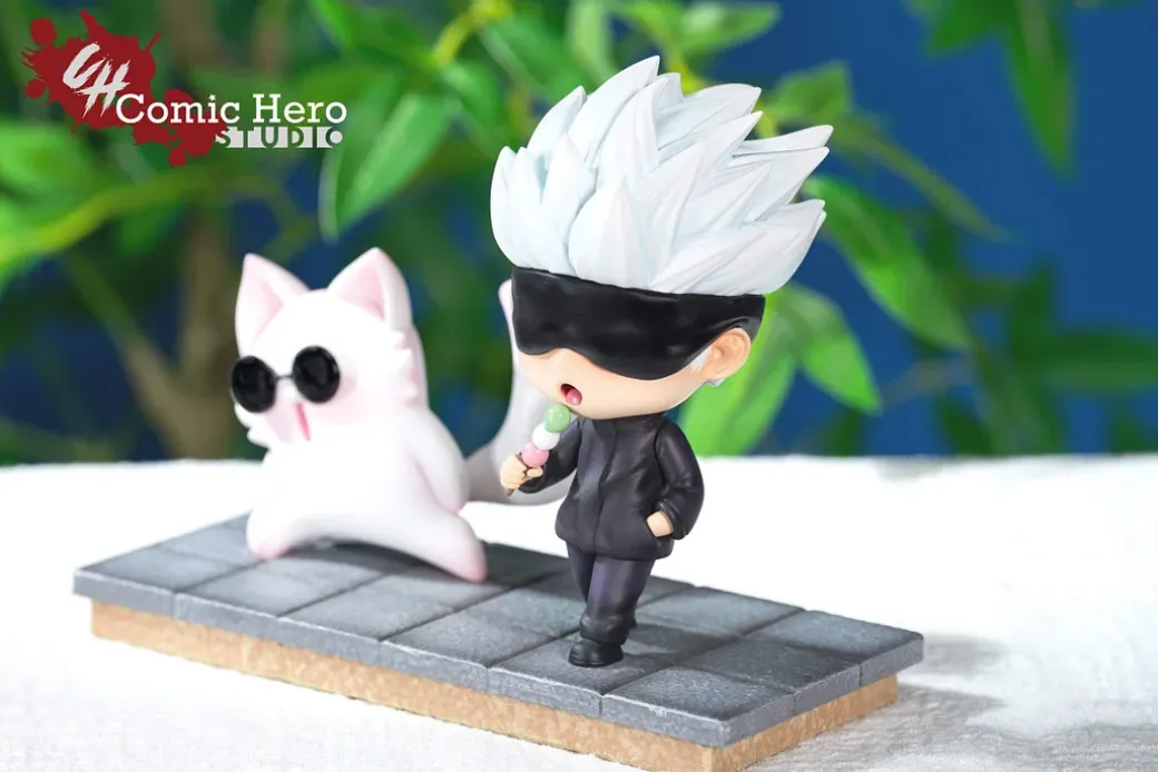 Satoru Gojo & Cat Ver. Satoru Gojo - Jujutsu Kaisen Resin Statue - Comic Hero Studio