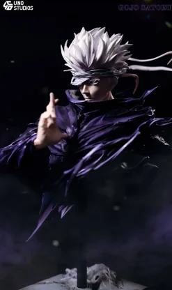Satoru Gojo & Satoru Gojo Bust Statue - Jujutsu Kaisen Resin Statue - UNO Studio