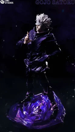 Satoru Gojo & Satoru Gojo Bust Statue - Jujutsu Kaisen Resin Statue - UNO Studio