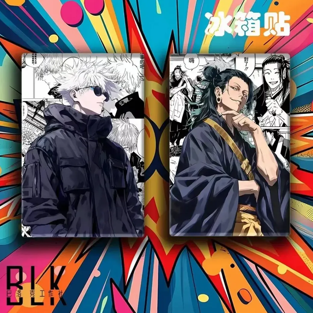 Satoru Gojo & Suguru Geto Decorative Painting & Fridge Magnet - Jujutsu Kaisen - BLK Studio