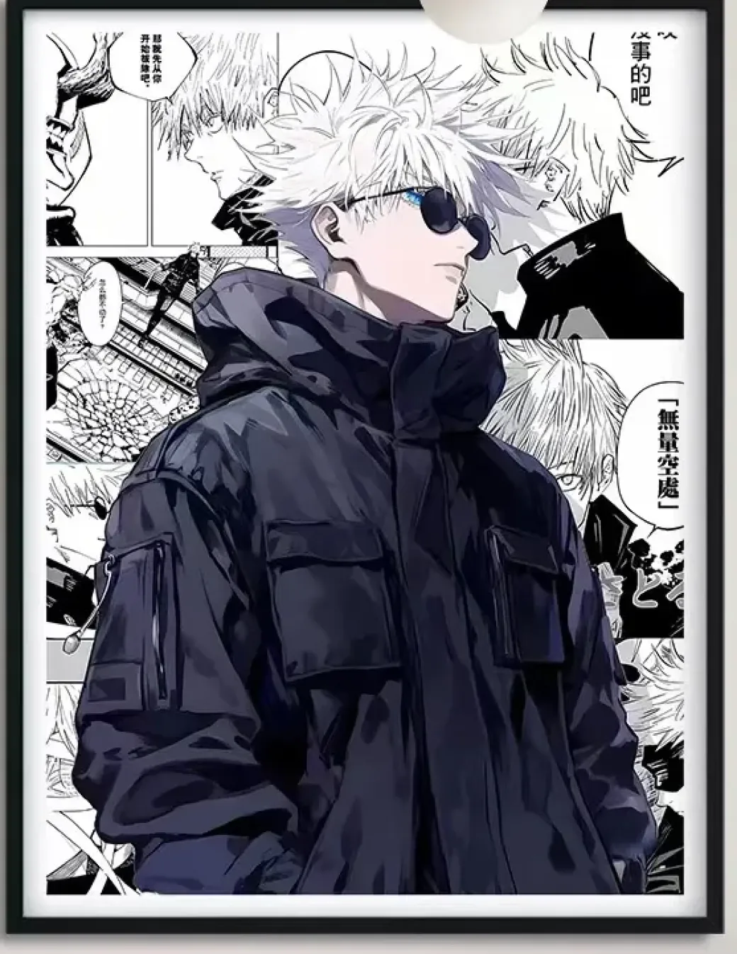Satoru Gojo & Suguru Geto Decorative Painting & Fridge Magnet - Jujutsu Kaisen - BLK Studio