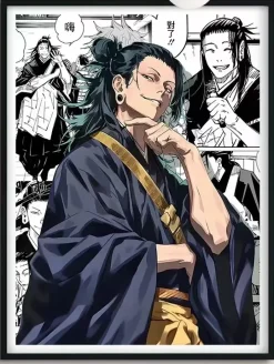 Satoru Gojo & Suguru Geto Decorative Painting & Fridge Magnet - Jujutsu Kaisen - BLK Studio