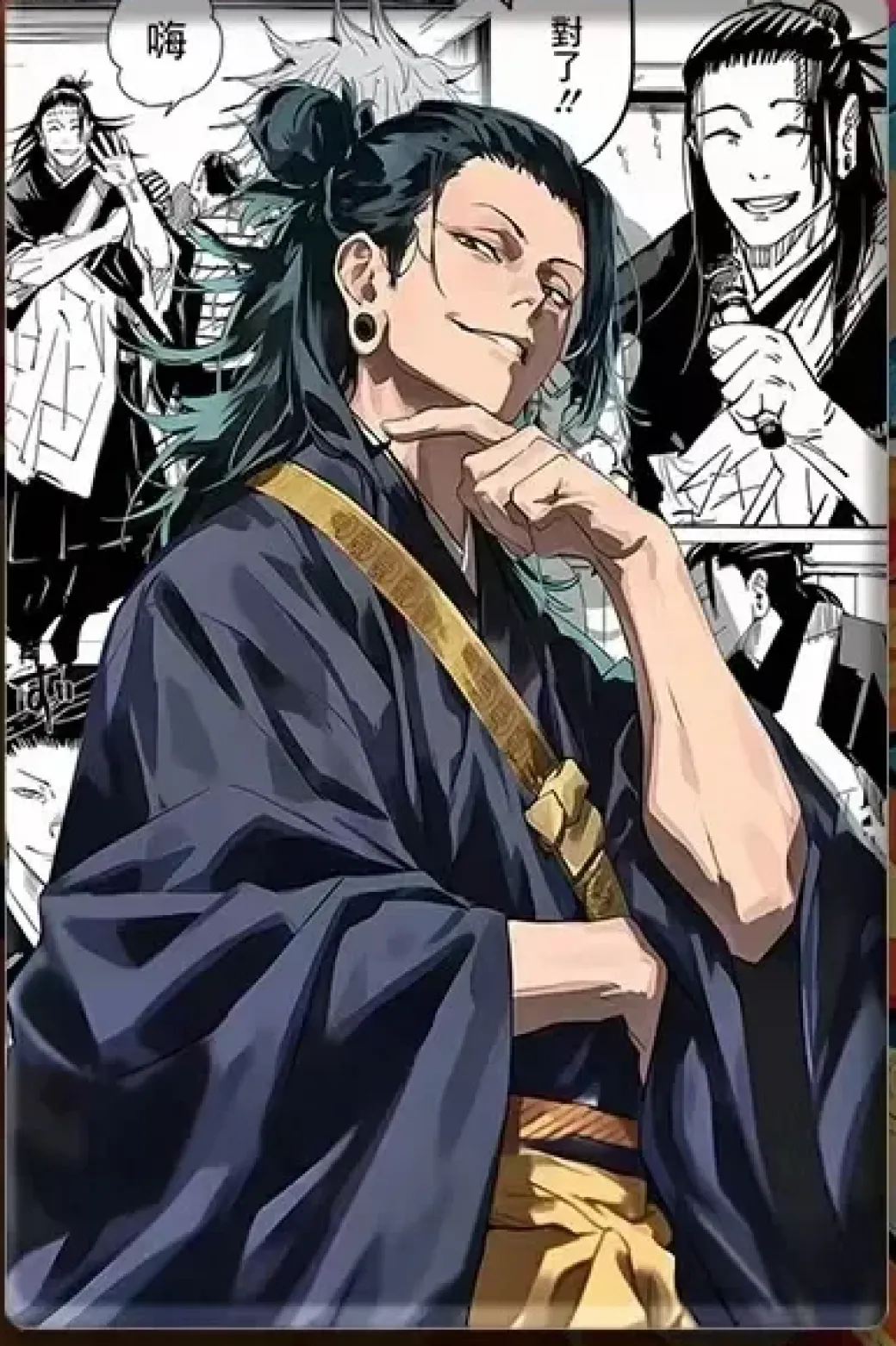 Satoru Gojo & Suguru Geto Decorative Painting & Fridge Magnet - Jujutsu Kaisen - BLK Studio
