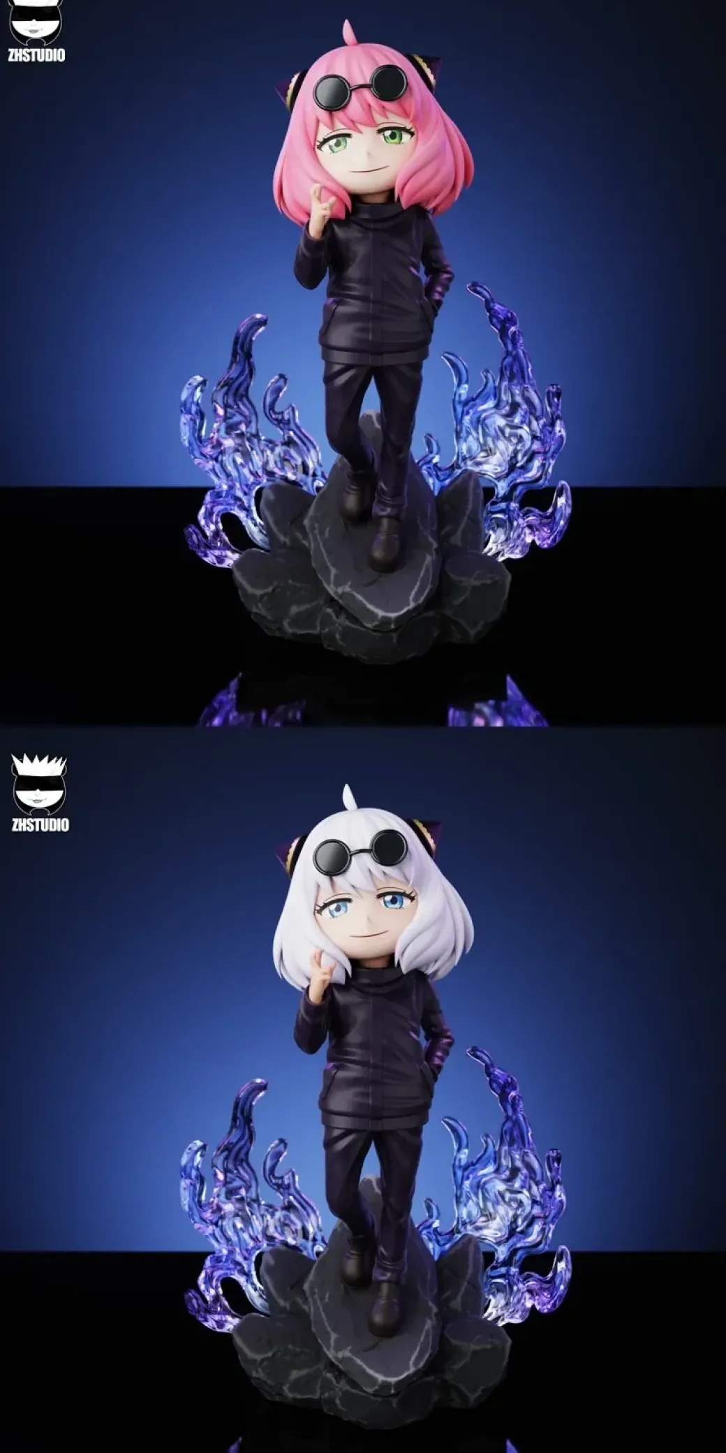 Satoru Gojo Cosplay Anya Forger - Jujutsu Kaisen SPY X FAMILY Resin Statue - ZhengHuo Studio