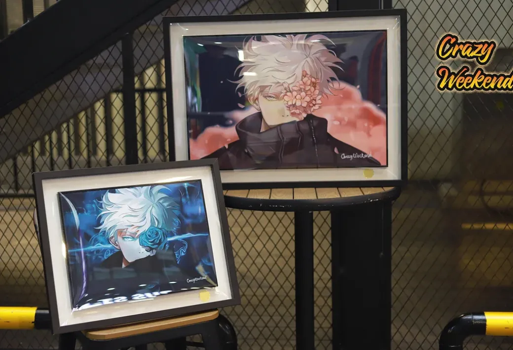 Satoru Gojo Decorative Painting - Jujutsu Kaisen - Crazy Weekend Studio