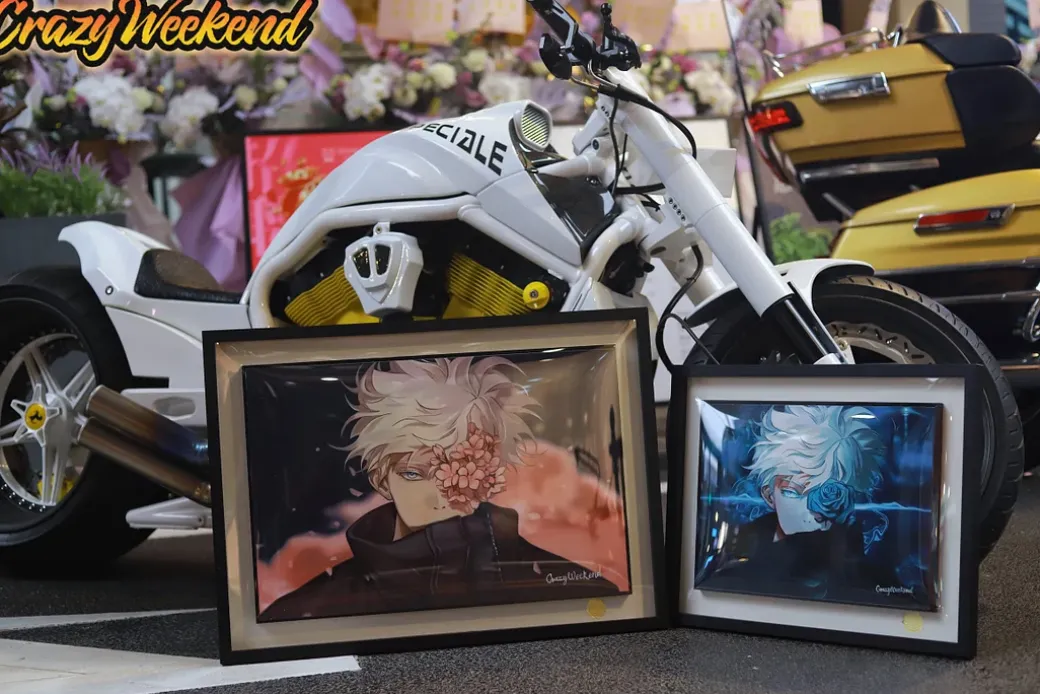 Satoru Gojo Decorative Painting - Jujutsu Kaisen - Crazy Weekend Studio