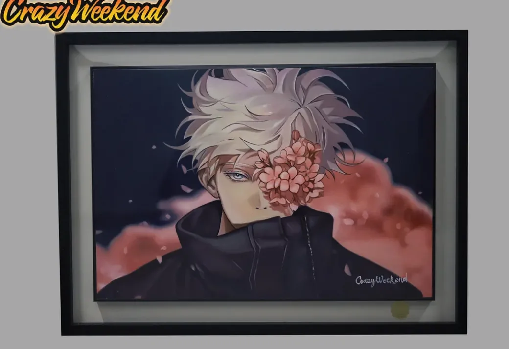 Satoru Gojo Decorative Painting - Jujutsu Kaisen - Crazy Weekend Studio