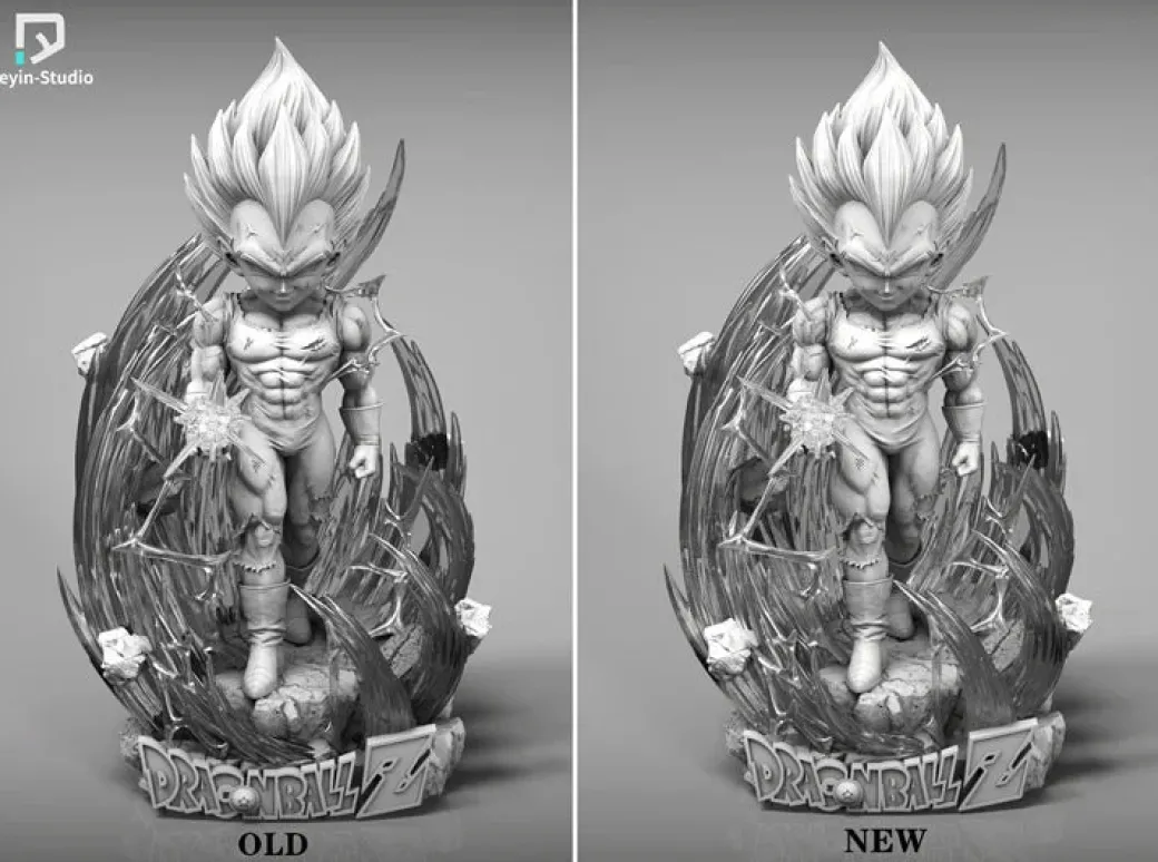 SD & WCF Scale Majin Vegeta - Dragon Ball Resin Statue - Deyin-Studios