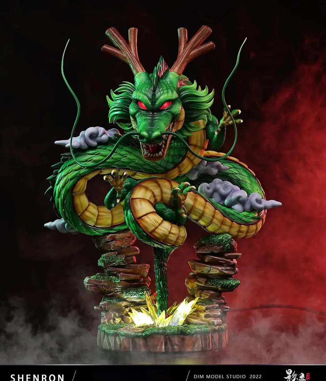 SD Scale Earth Shenron with LED - Dragon Ball Resin Statue - D-M Studios