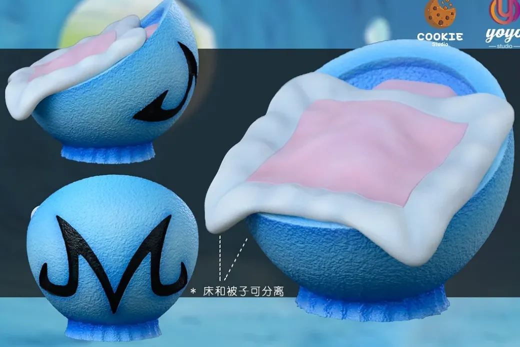 SD Scale Good Morning Majin Buu - Dragon Ball Resin Statue - Cookie Studios