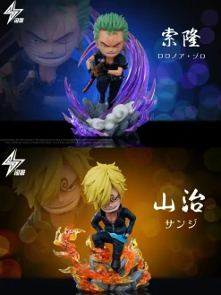 SD Scale Leather Jacket Roronoa Zoro & Sanji - ONE PIECE Resin Statue - ShanYing Studios