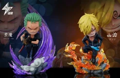 SD Scale Leather Jacket Roronoa Zoro & Sanji - ONE PIECE Resin Statue - ShanYing Studios