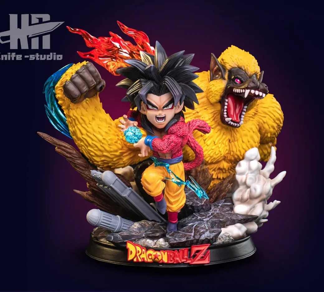 SD Scale Super Saiyan 4 Son Goku - Dragon Ball GT Resin Statue - Knife-Studio