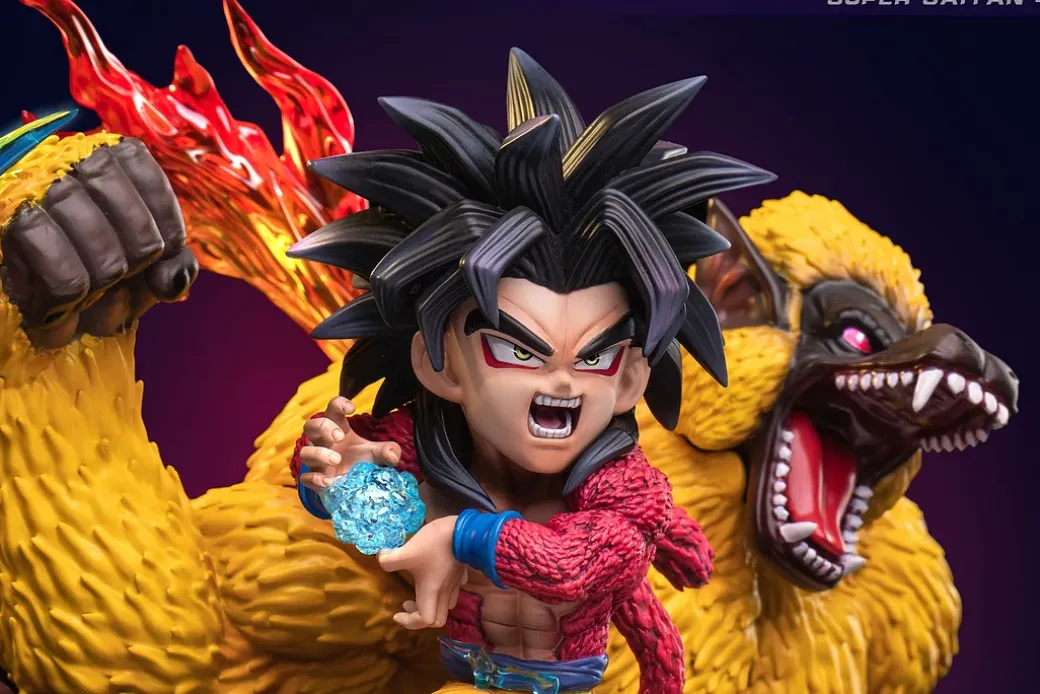SD Scale Super Saiyan 4 Son Goku - Dragon Ball GT Resin Statue - Knife-Studio