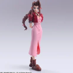 Second Edition Bring Arts Series Movable Aerith Gainsborough - (FF7) Final Fantasy VII Official Statue - Square Enix
