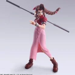 Second Edition Bring Arts Series Movable Aerith Gainsborough - (FF7) Final Fantasy VII Official Statue - Square Enix