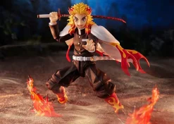 Second Edition Figma Series Kyojuro Rengoku - Demon Slayer: Kimetsu no Yaiba Official Statue - Max Factory