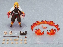 Second Edition Figma Series Kyojuro Rengoku - Demon Slayer: Kimetsu no Yaiba Official Statue - Max Factory